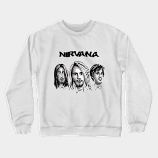 Nirvana On T-shirt Crewneck Sweatshirt